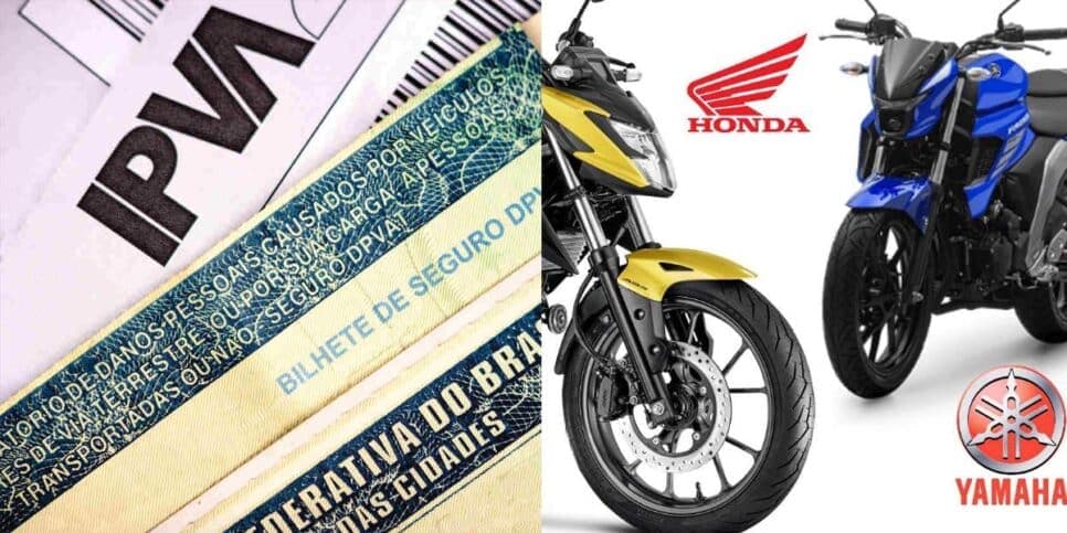 Donos de Honda, Yamaha e + estão em festa: Isenção do IPVA é confirmada a milhares de motos populares