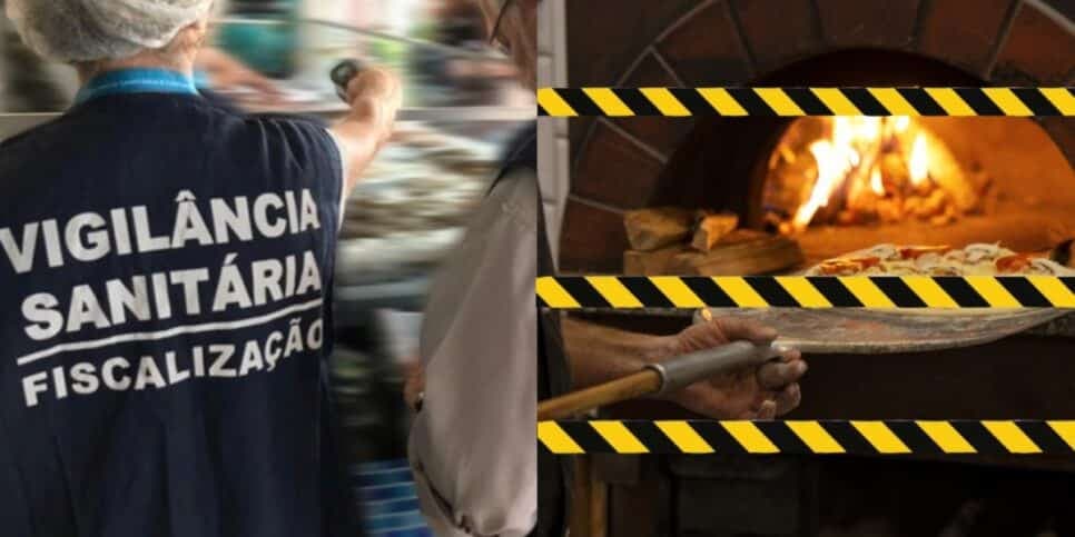 Pizzaria popular acaba lacrada pela Vigilância Sanitária por nojeira