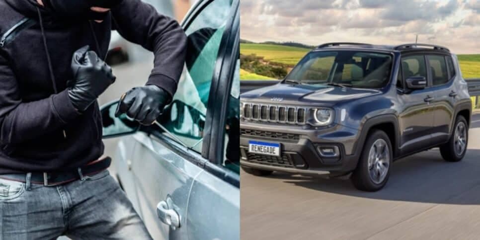 Alerta urgente para quem tem carro da Chevrolet, Renault e principalmente Jeep: 10 carros mais roubados agora