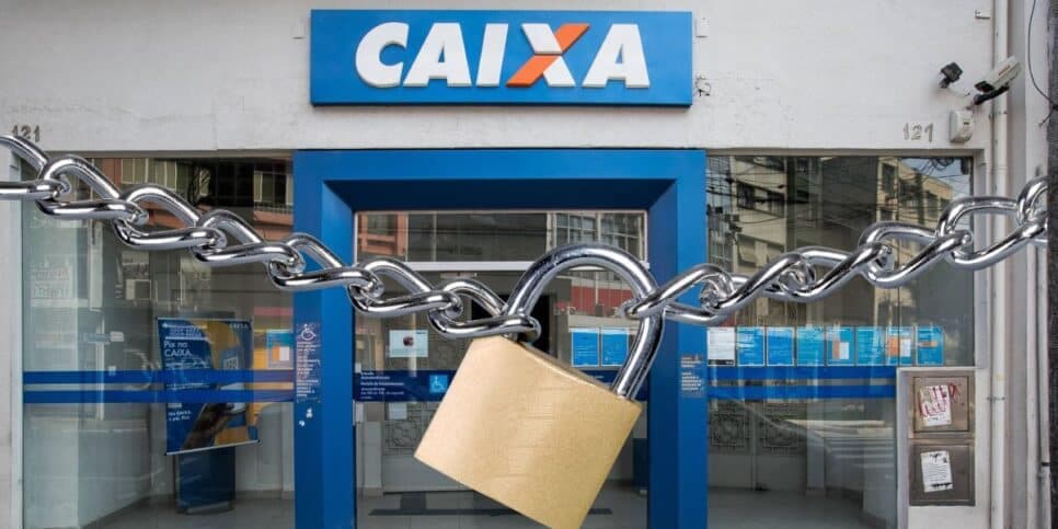 Sem saques e agência lacrada: Paralisação emergencial da Caixa é confirmada e esse é o comunicado do banco