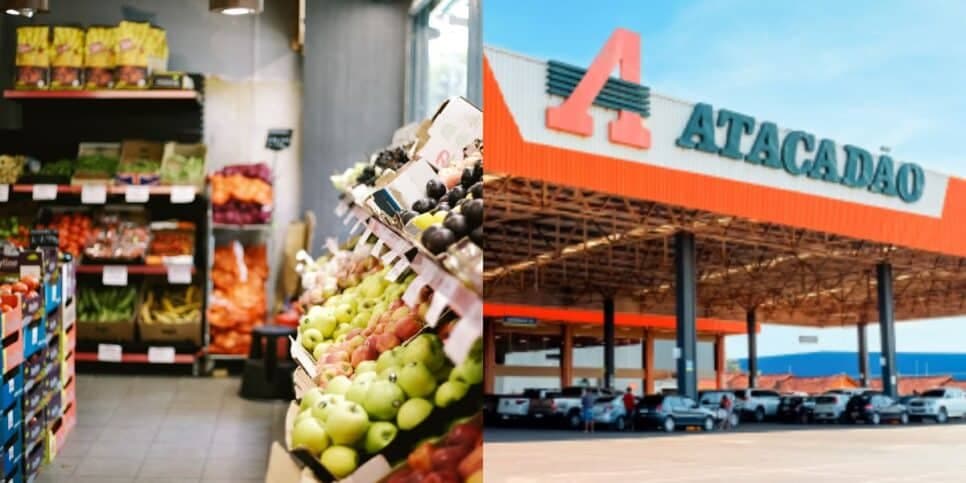R$ 135 MI em dívidas e a beira da falência: Rede de supermercado, rival do Atacadão, luta para sobreviver