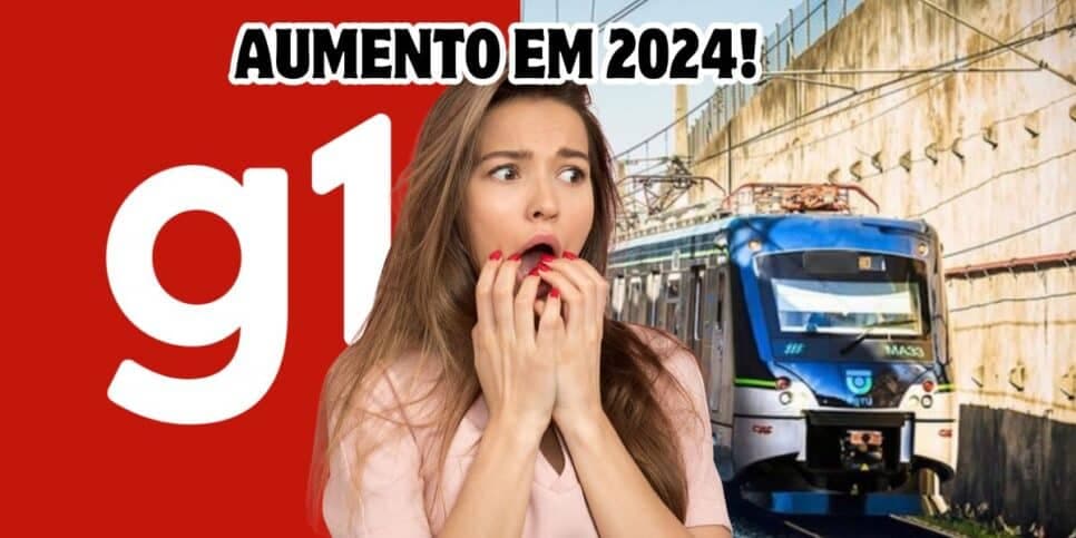 Urgente: Jornal da Globo confirma novo aumento colossal do metrô em 2024 e valor deixa passageiros sem chão