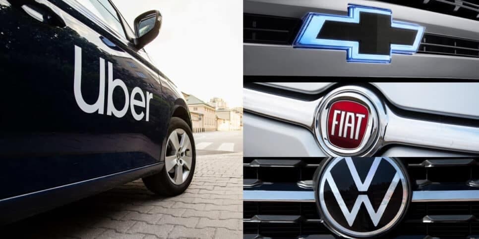 Chevrolet, Fiat e Volks na lista: Uber baixa o facão e determina proibição de mais de 40 carros em 2024