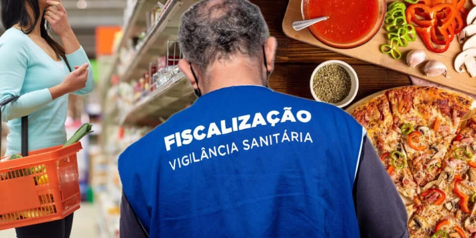 260 kg de comida no lixo e insalubridade: A interdição da Vigilância contra pizzaria e +2 mercados