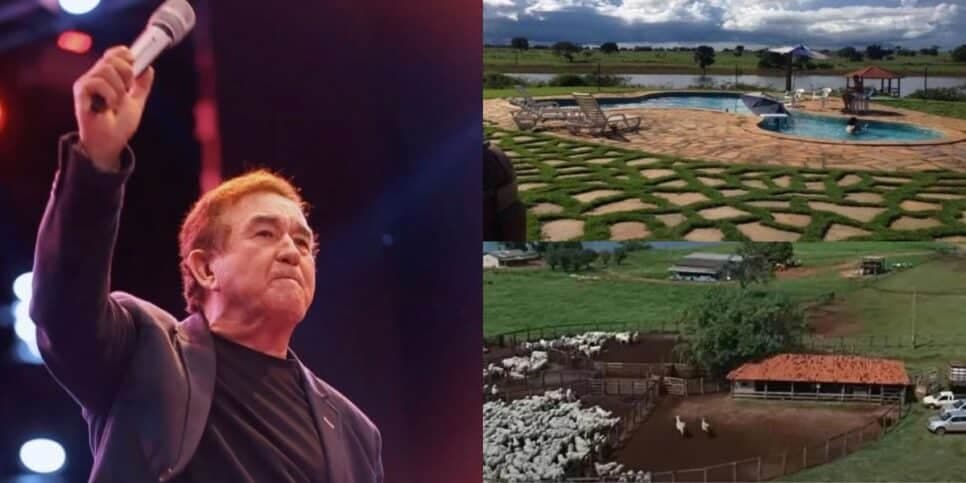 20 mil cabeças de gado, aeroporto e 10 lagos: A maior fazenda da história de Amado Batista e venda por R$350M