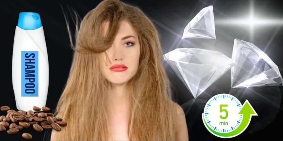 Fim do frizz e queda: Shampoo bomba com café, salva o cabelo loiro e traz brilho de diamante em 5 minutos