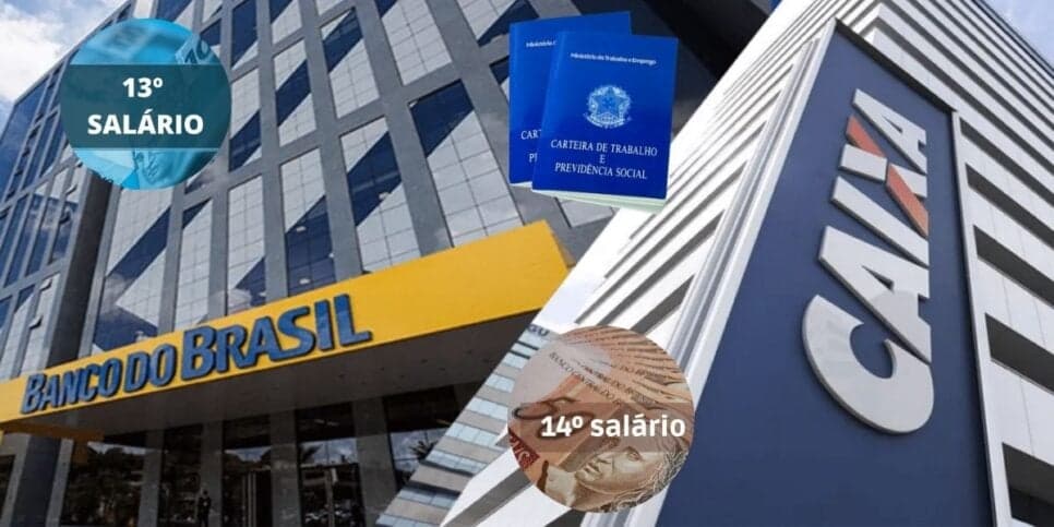 Antecipação do 13° e pagamento melhor que o 14° acima de R$ 1 mil: BB e Caixa liberam 2 EXTRAS a CLT's em JUNHO