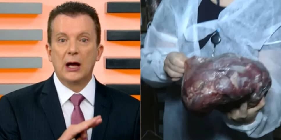 Carne podre, moscas e produtos vencidos: Mercado popular de SP tem nojeira desmascarada por Russomanno na TV
