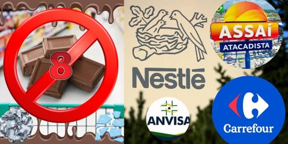 Pedaços de vidro e metal: Os 8 chocolates, rivais da Nestlé, proibidos pela Anvisa no Assaí, Carrefour e +