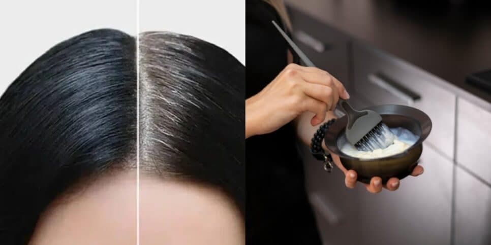 Tinta natural e ADEUS fios brancos: Mistura traz de volta a cor do seu cabelo em apenas 3 passos simples