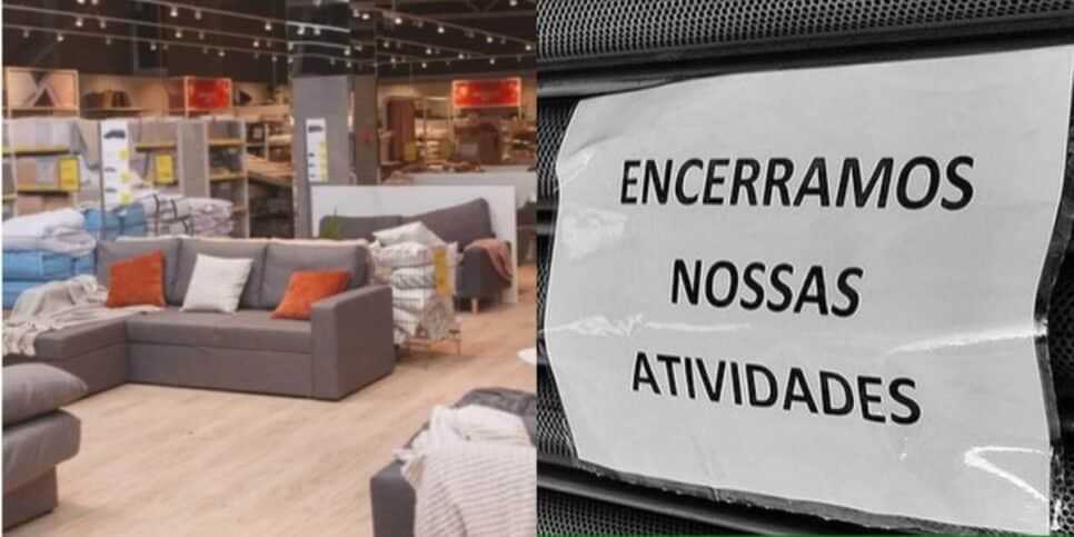 Terror de FALÊNCIA: Loja tradicional de móveis fecha as portas, apaga redes sociais e dá calote em clientes