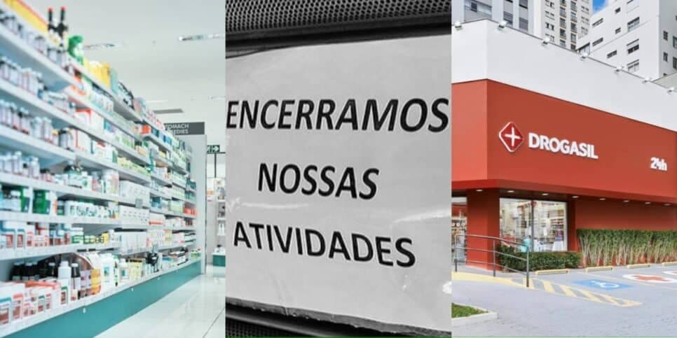 Demissão, calote e todas as unidades fechadas: O FIM de rede gigante de farmácias rival da Drogasil em SP
