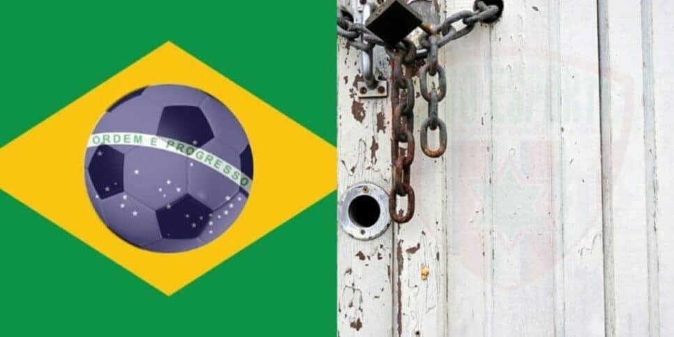 O triste fim de famoso clube brasileiro que fecha as portas e não disputa mais campeonatos após fracassar