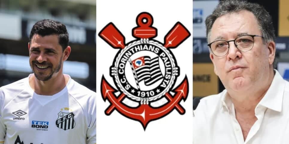 Dupla com Giuliano e Carille aos pulos: Teixeira arromba cofres do Santos e arma contratação de joia do Timão