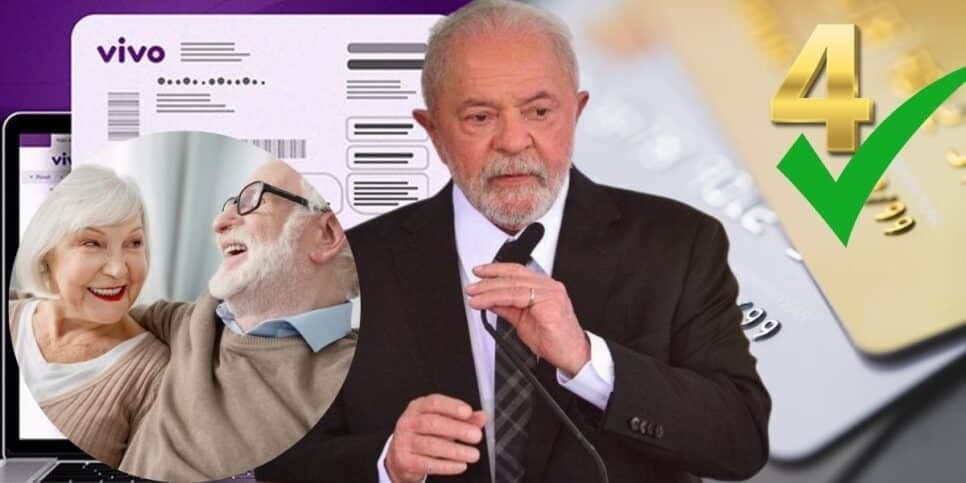 Fim das dívidas na Vivo, vitória no cartão de crédito e +2: Canetada de Lula garante 4 vitórias aos 60+