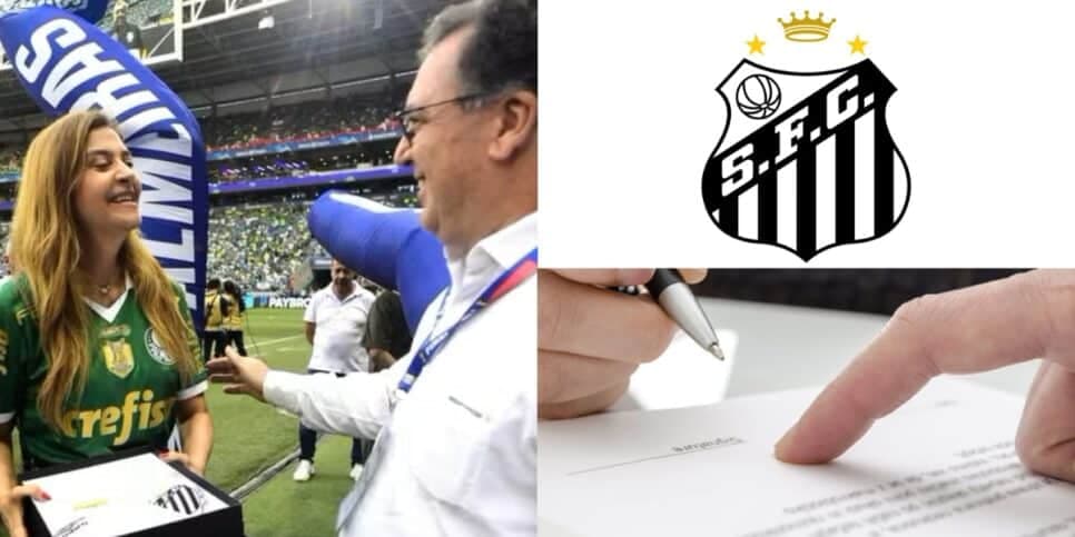 1,3 bilhão: Santos fecha o maior contrato da história junto com Leila e Teixeira está em festa com reforço