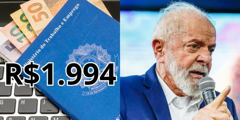 Canetada em vigor e Lula ciente: Lei traz disparada do salário mínimo com valor de R$1994 sendo pago em 2024