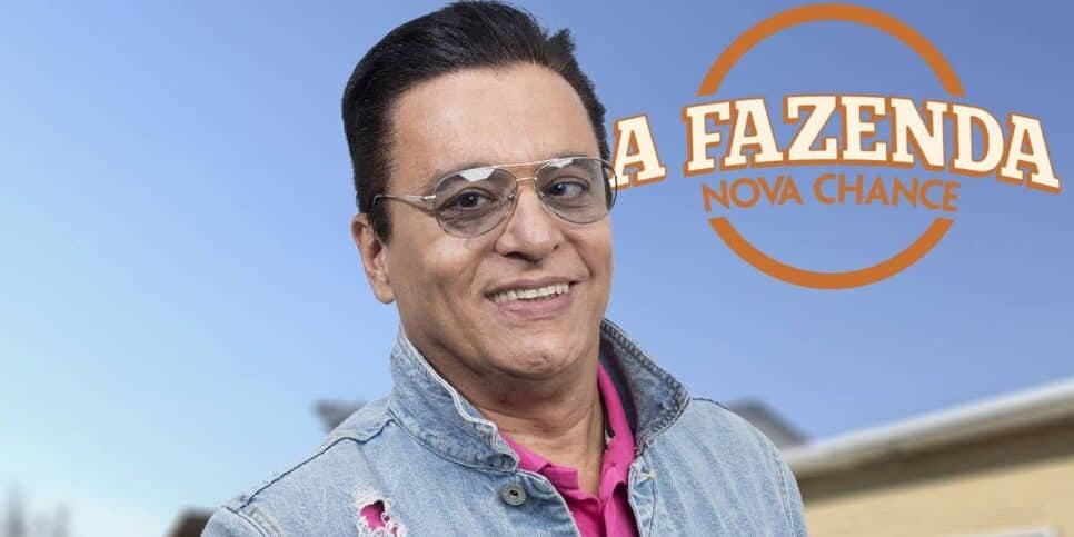 O cantor chegou a participar de A Fazenda (Reprodução: Record)