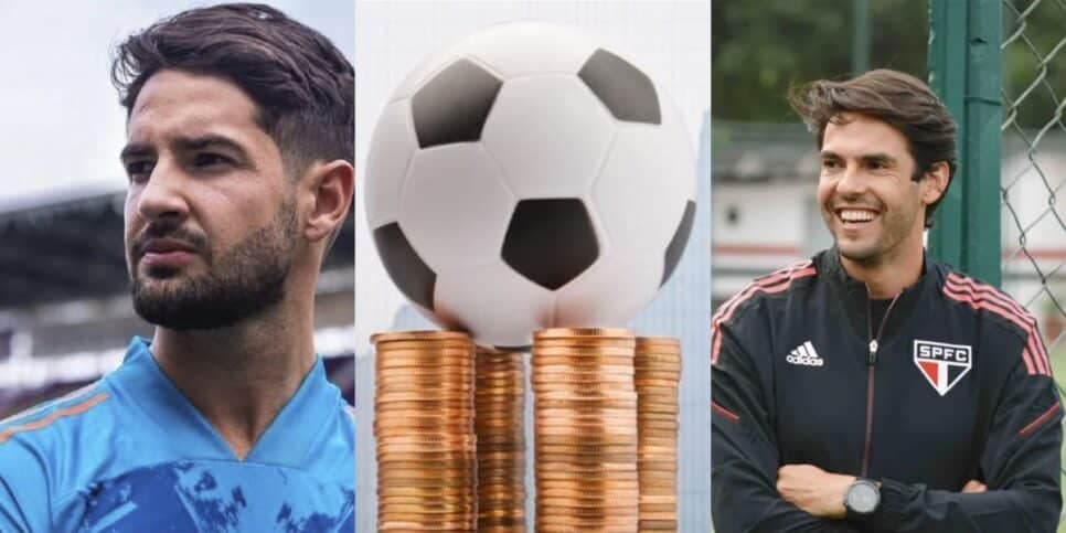 Acredite se quiser: Enquanto Kaká tem R$530M na conta bancária, o valor da fortuna de Alexandre Pato