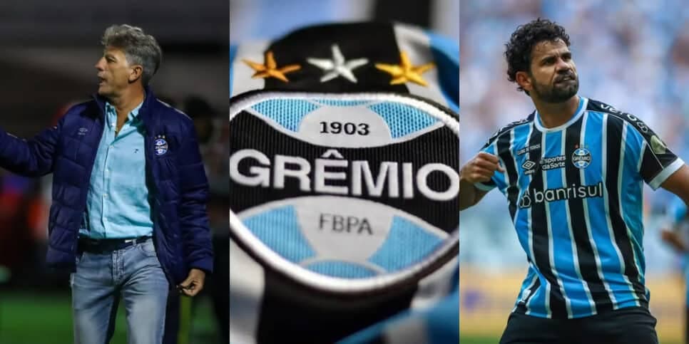 Diego Costa FORA e substituto convocado às pressas: 2 viradas atingem o Grêmio e Renato se desespera