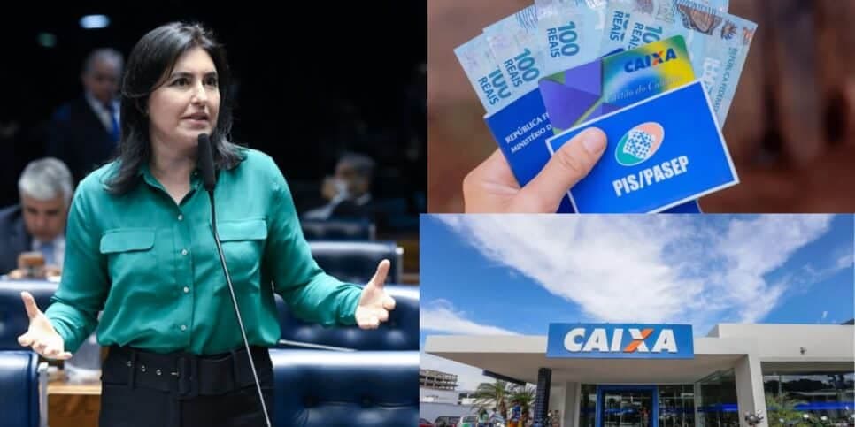 Pode ir se despedindo: Tebet dá veredito com 2 leis atingindo em cheio o pagamento do PIS e poupança na Caixa