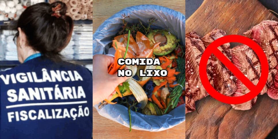 1,5 toneladas no lixo e carne podre: Vigilância Sanitária faz interdição urgente contra 5 gigantes alimentícias