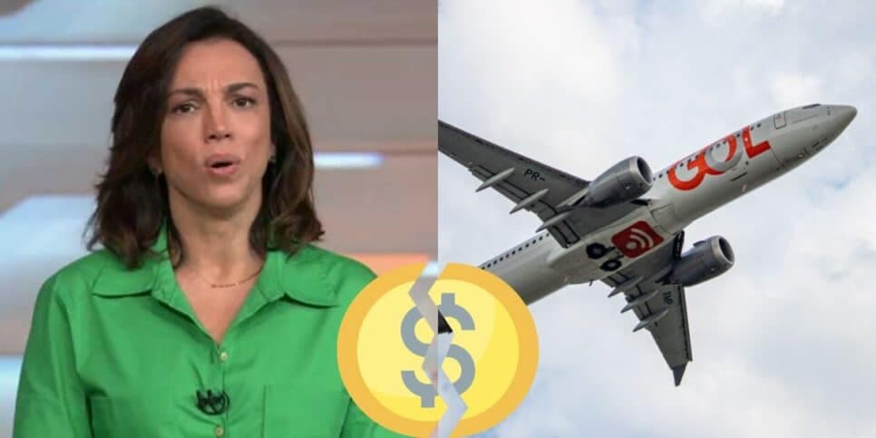 "Declara falência": O triste anúncio de Ana Paula, na Globo, para confirmar o fim de empresa rival da Gol