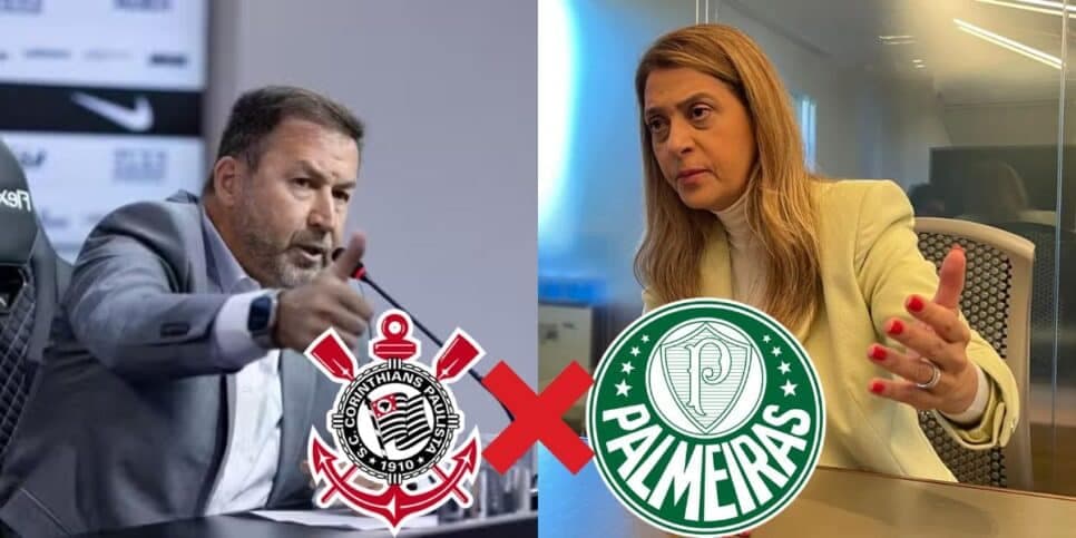 Rasteira fatal de Augusto Melo acaba de chegar contra Leila e Corinthians arranca queridinho do Palmeiras