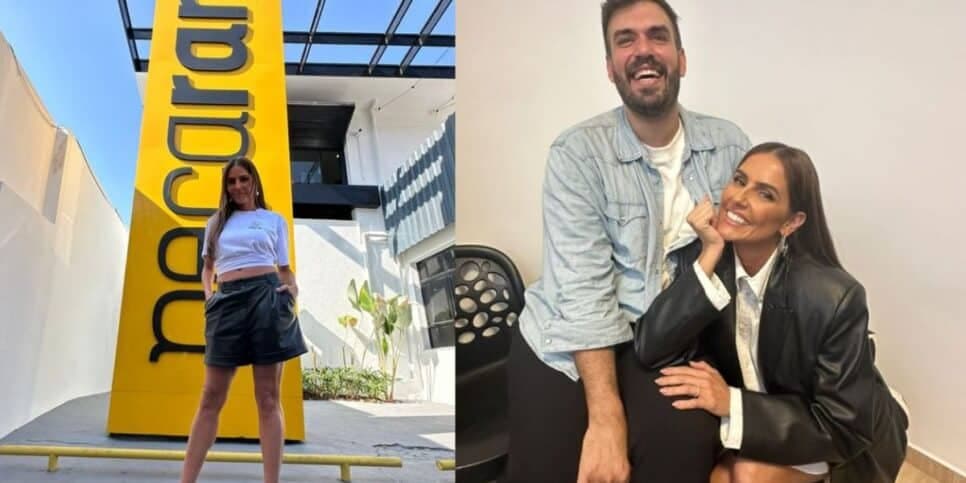 Deborah Secco marca presença em reinauguração de brechó!