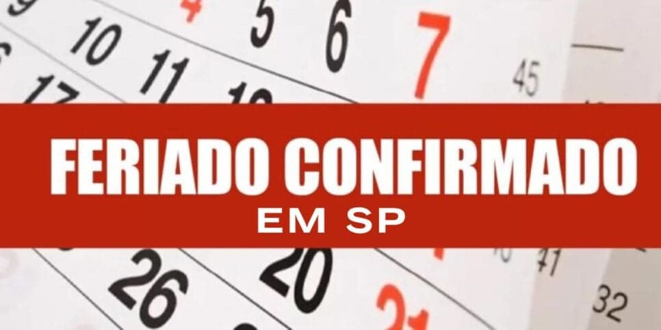 É oficial, pode comemorar: Feriado é confirmado em SP na próxima quarta-feira (10/07) para milhares de CLT's