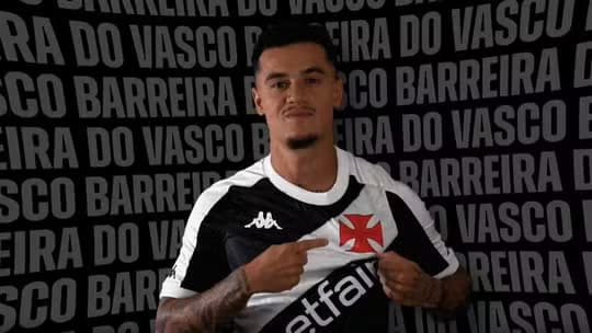 Philippe Coutinho assinou o contrato com o clube de futebol brasileiro em julho de 2024 - Foto: Twitter/ Vasco