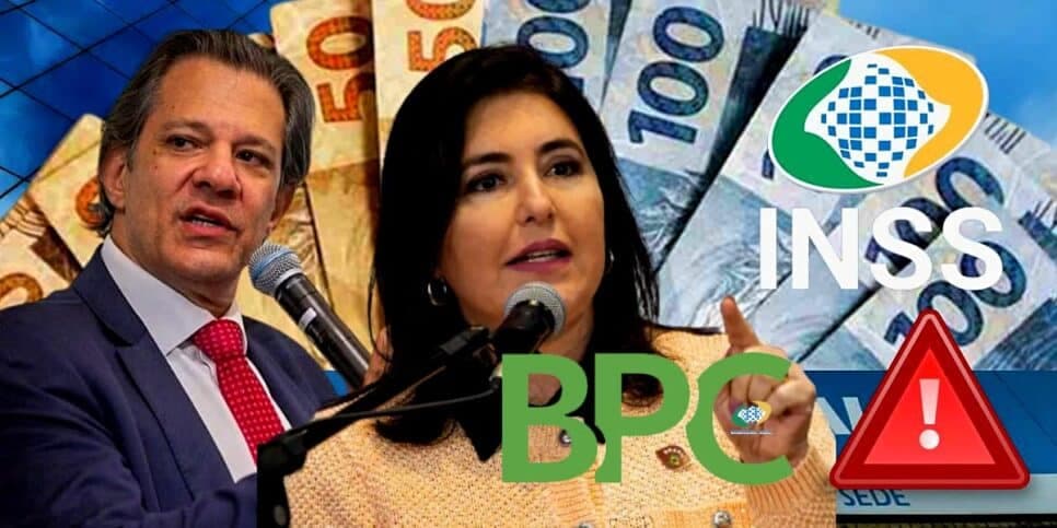 Adeus R$1.412 no BPC e +: Canetada histórica de Tebet e Haddad atinge o salário de milhões em 2024