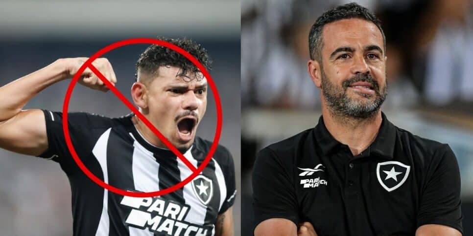 Tiquinho e mais 1 FORA: Botafogo perde sua principal dupla e substitutos deixam Arthur Jorge em prantos