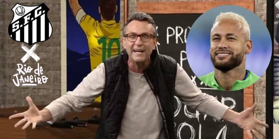Rasteira no Santos: Neto crava ao vivo ida de Neymar a gigante do RJ antes da Copa do Mundo: "Não tenho dúvida"