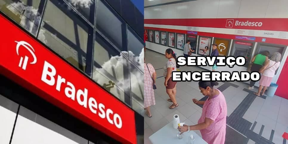 Encerramento confirmado em julho: Fim de serviço vital do Bradesco é desmascarado dentro de agências: "Absurdo"