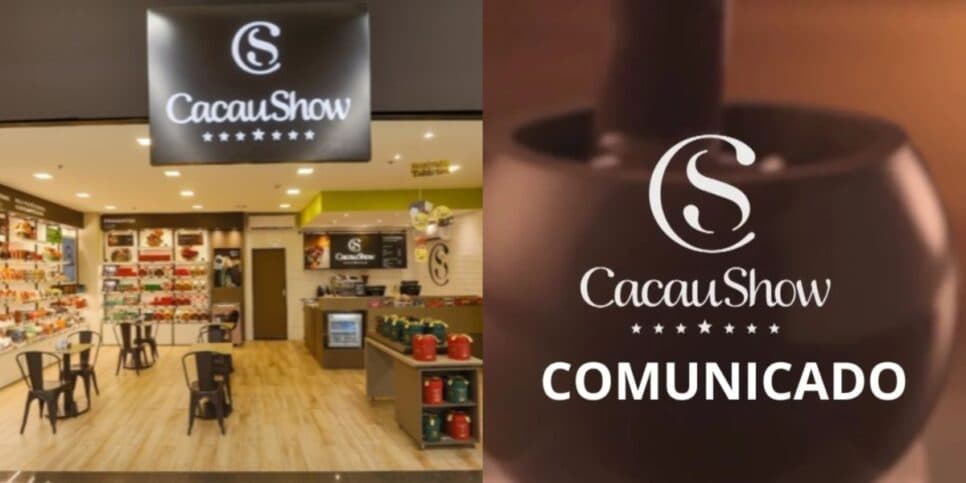 Loja fechada e chocolates apreendidos: O fim de unidade da Cacau Show no Brasil e comunicado oficial