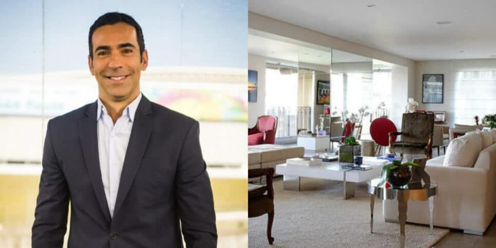 Salário incrível, mansão e apartamento: A vida luxuosa que César Tralli prefere não mostrar