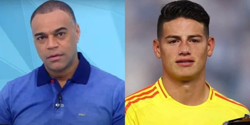 "Infelizmente": Denílson acaba de paralisar Jogo Aberto com anúncio sobre saída de James exigida do São Paulo