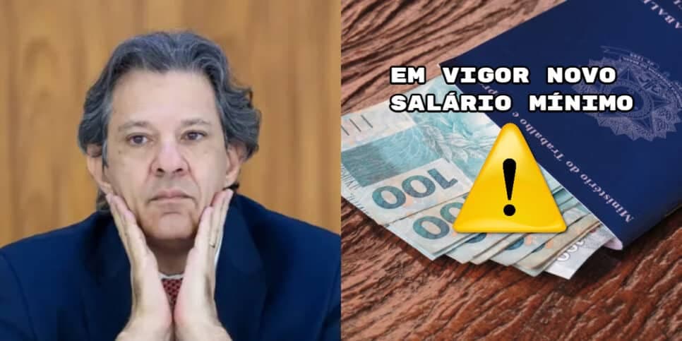 Por essa nem Haddad esperava: Salário mínimo de R$1856 entra em vigor para salvar trabalhadores em 2024