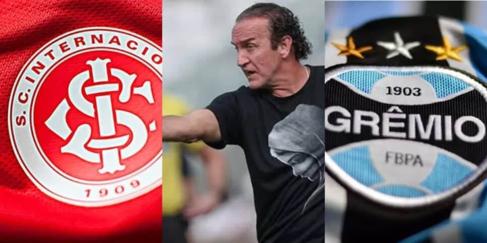 Vai parar o SUL: Cuca é banido do Inter e estrela do Grêmio ressurge como novo técnico do Colorado hoje (12)