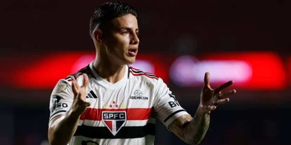 O jogador de futebol, James Rodríguez (Foto: Rubens Chiri)