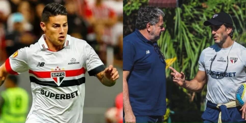 Para superar o adeus de James: Zubeldía manda buscar e Casares arma mais três reforços ao São Paulo