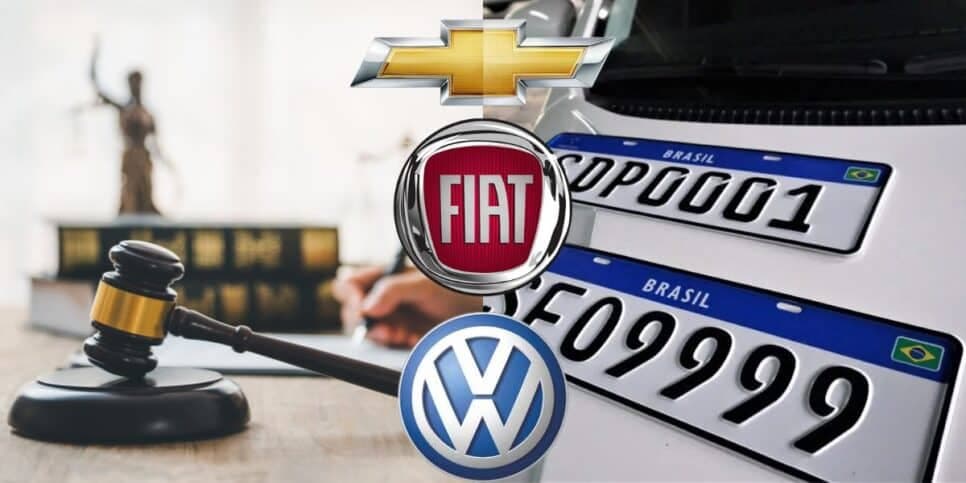 Fim de uma era: Nova lei das placas armada atinge em cheio os carros da Chevrolet, Fiat e Volkswagen