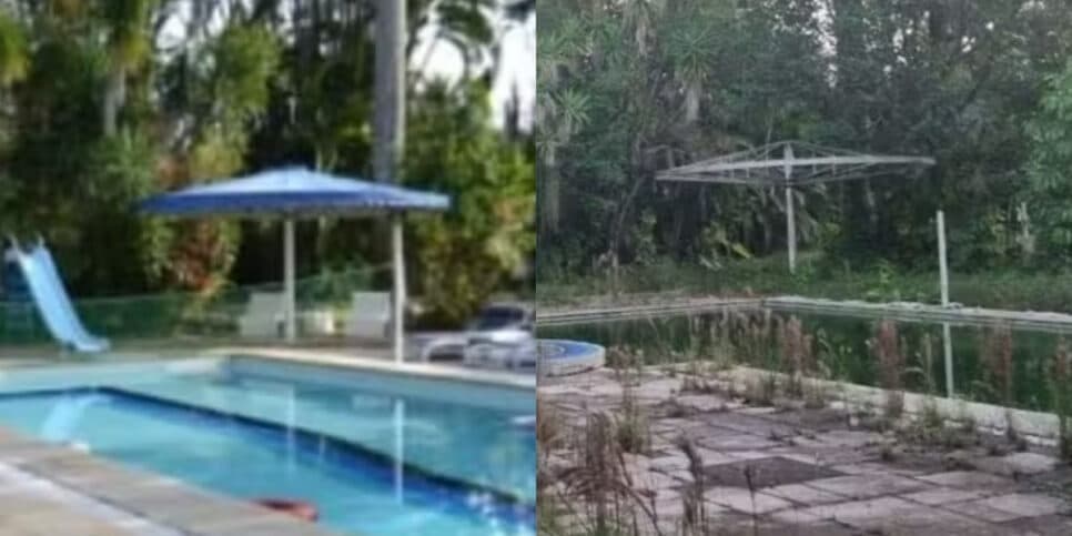 Essa é a atual situação da casa do ex-craque de futebol (Fotos cedidas ao g1 -Santos e Fábio Motta/Estadão Conteúdo) Essa é a atual situação da casa do ex-craque de futebol (Fotos cedidas ao g1 -Santos e Fábio Motta/Estadão Conteúdo)