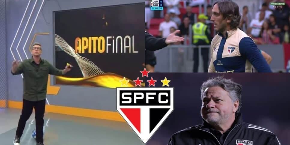 "Não treina mais": Neto paralisa Apito Final às pressas com adeus no São Paulo que abala Zubeldía e Casares