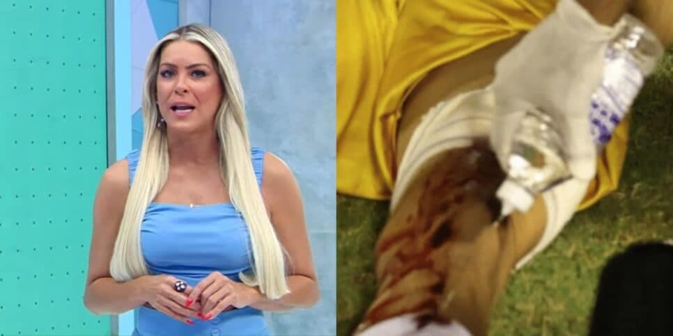 "Um tiro": Renata Fan para o Jogo Aberto às pressas e confirma jogador nº1 atingido por bala dentro de campo