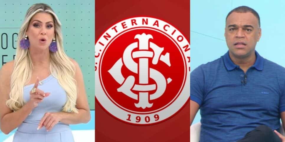 "Vai convencer": Denílson e Renata Fan paralisam Jogo Aberto com chegada de reforço salvador ao Internacional