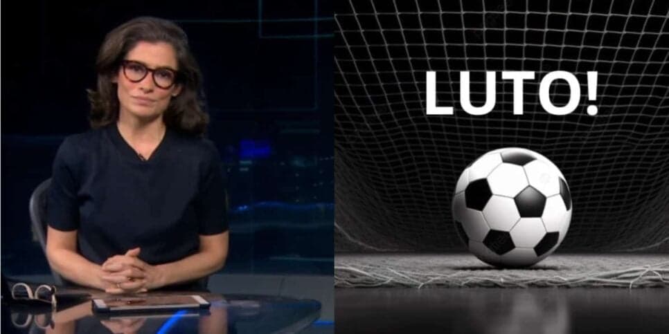 Renata paralisa Jornal Nacional às pressas com perda de estrela e luto no mundo do futebol: “O jogador morreu”