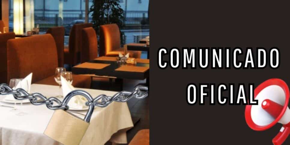 "Informamos o encerramento": Restaurante popular comunica a própria falência e fecha às portas pela última vez