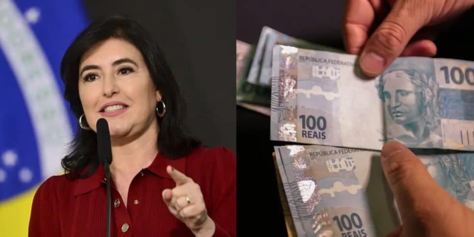 Canetada histórica antes de Simone Tebet: Salário mínimo de R$ 1.994 está sendo pago em 2024 para salvar CLTs
